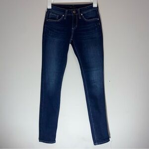Dark Blue Women's Boyfriend Jeans